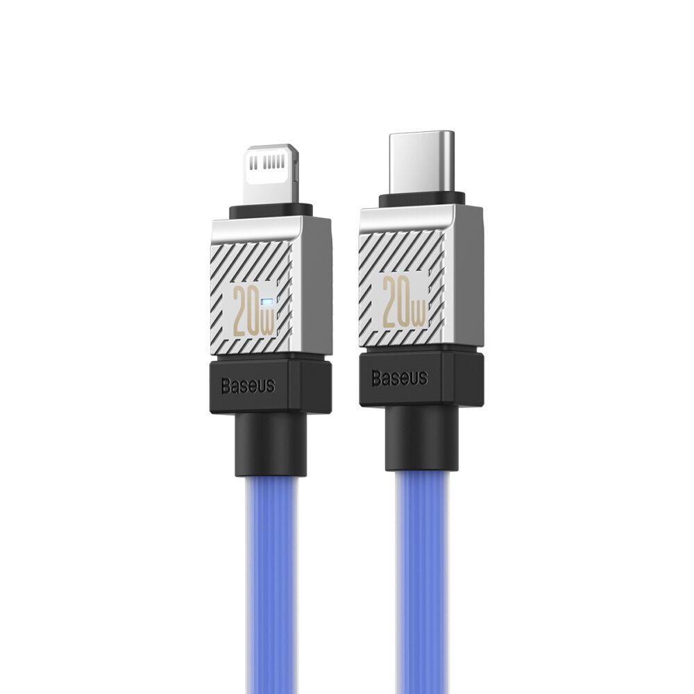 339503_oryg Baseus cable CoolPlay USB-C - Lightning 2m 20W blue