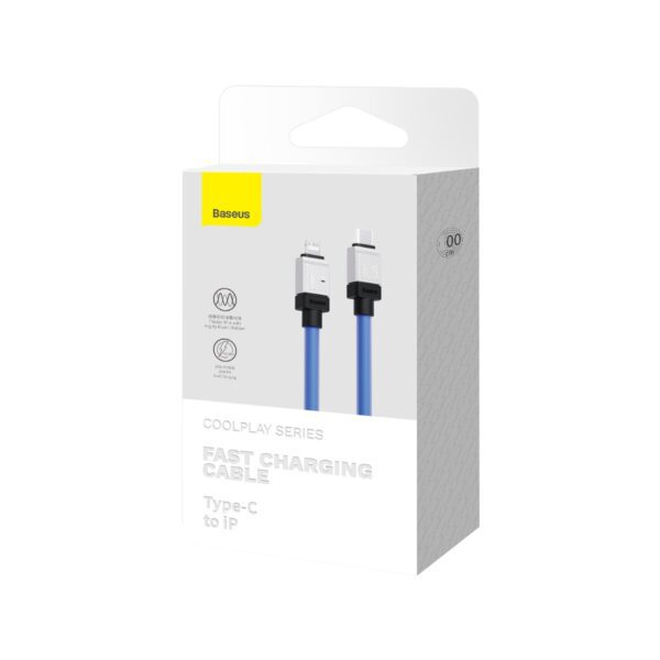 339508_oryg Baseus cable CoolPlay USB-C - Lightning 2m 20W blue