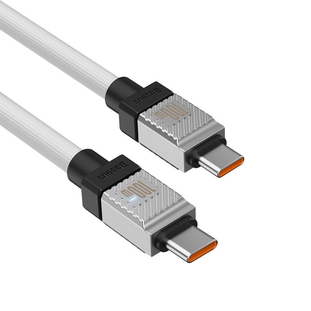 Baseus cable CoolPlay USB-C - USB-C 2m 100W white