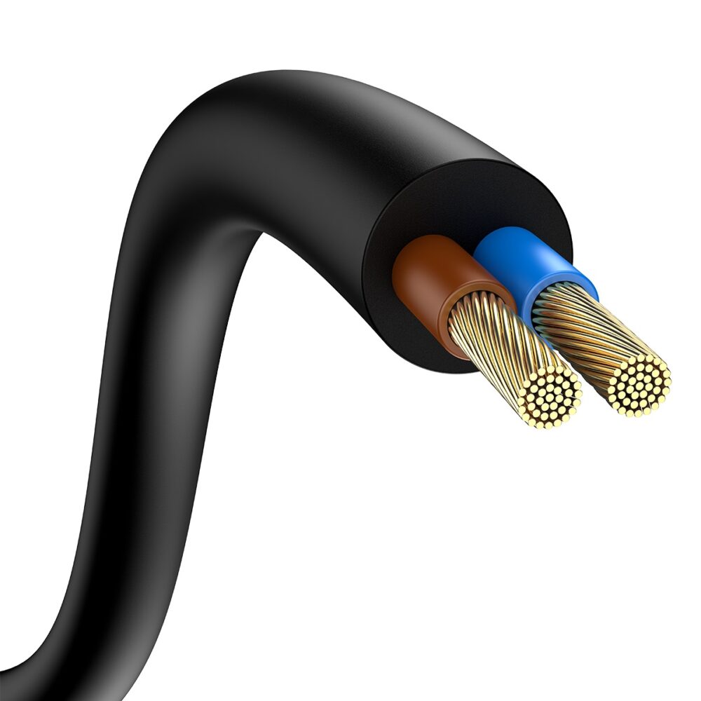 Baseus wall charger GaN3 Pro PD 65W 2x USB-C 2x USB black + USB-C - USB-C cable