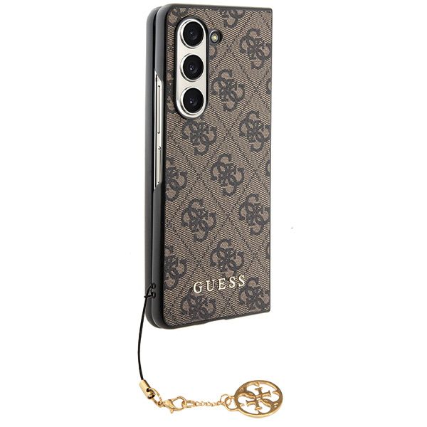 340630_oryg Guess case for Samsung Galaxy Z Fold 5 GUHCZFD5GF4GBR brown HC PU 4G Charm