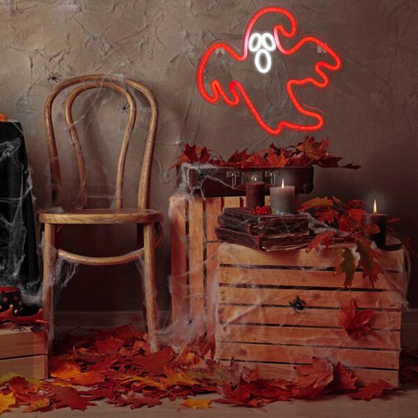 Neon PLEXI LED GHOST red FPNE12 Forever Light