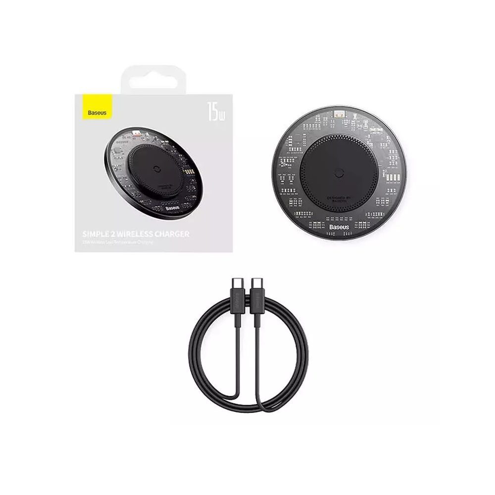343841_oryg Baseus wireless charger Simple 2 15W black