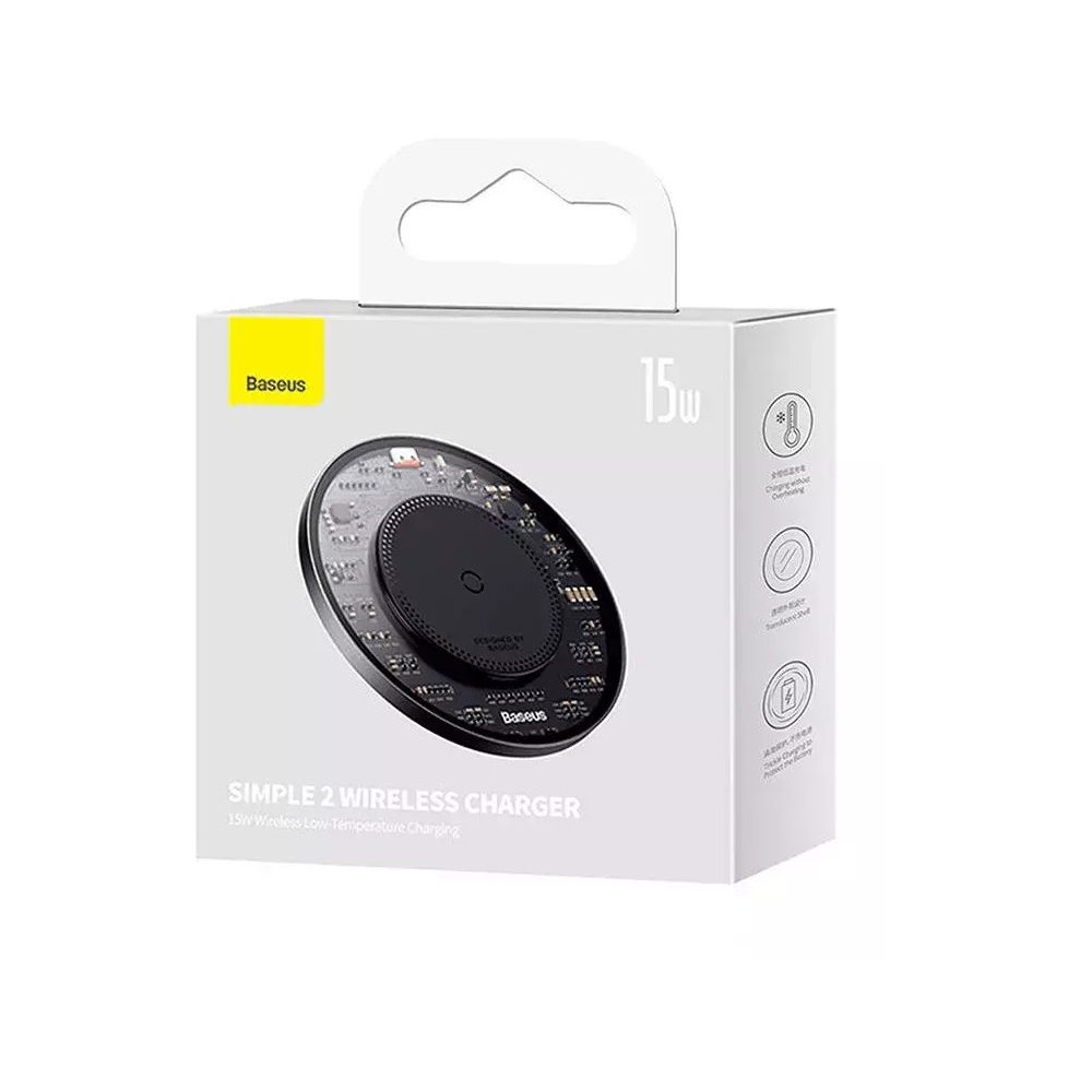343843_oryg Baseus wireless charger Simple 2 15W black