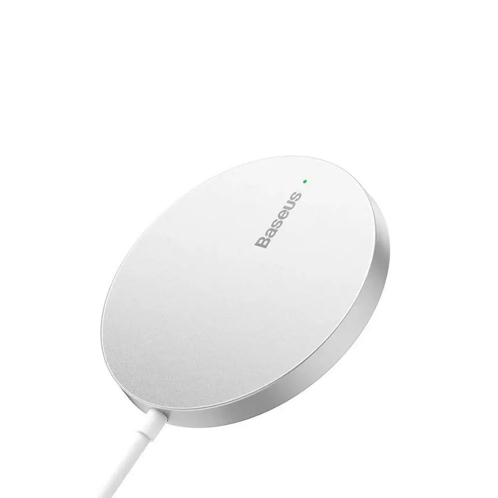 343889_oryg Baseus wireless charger Simple Mini 3 15W silver magnetic
