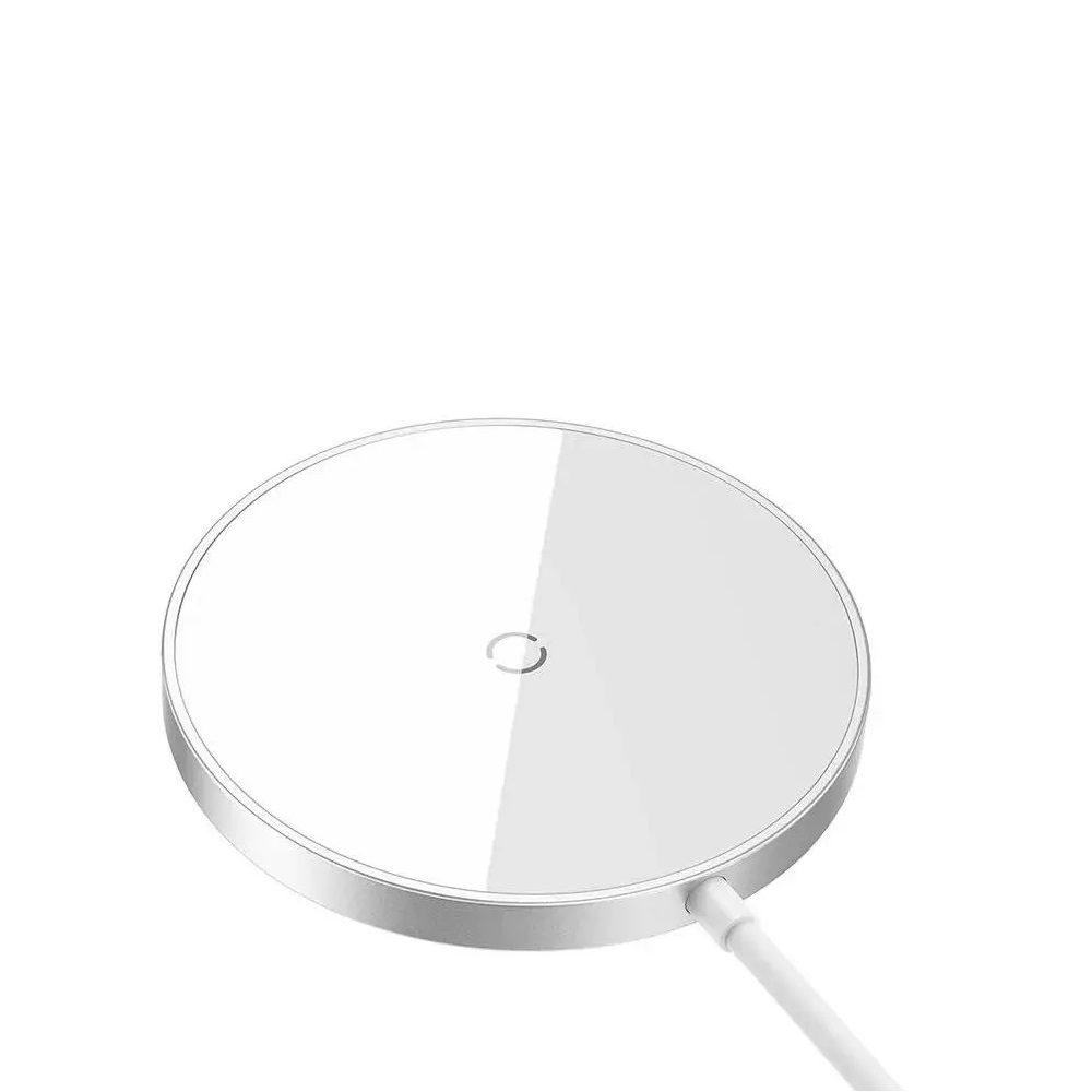 343890_oryg Baseus wireless charger Simple Mini 3 15W silver magnetic