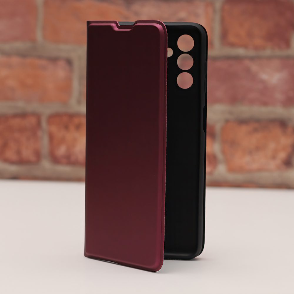 343937_oryg Smart Soft case for Xiaomi Redmi 13C 4G / Poco C65 burgundy