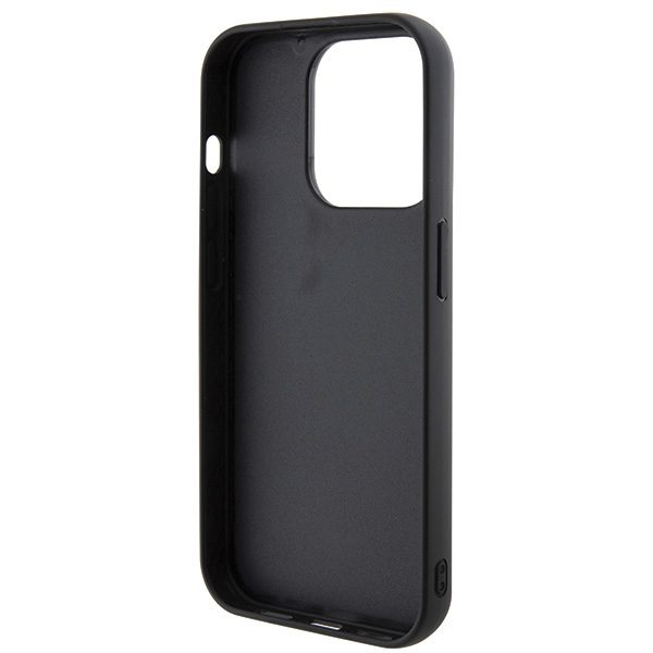 345995_oryg Guess case for iPhone 15 Pro 6,1" GUHCP15LPMSDGSK black HC PU Disco Script Metal