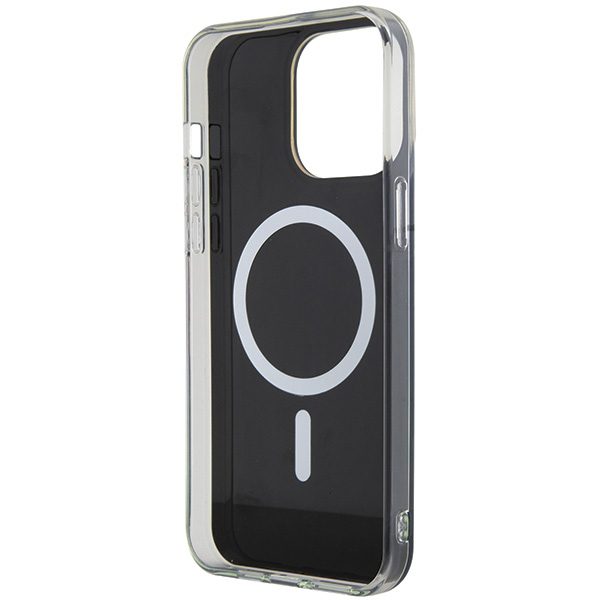 346107_oryg Guess case for iPhone 15 Pro 6,1" GUHMP15LHITSK black HC IML Magsafe Iridescent