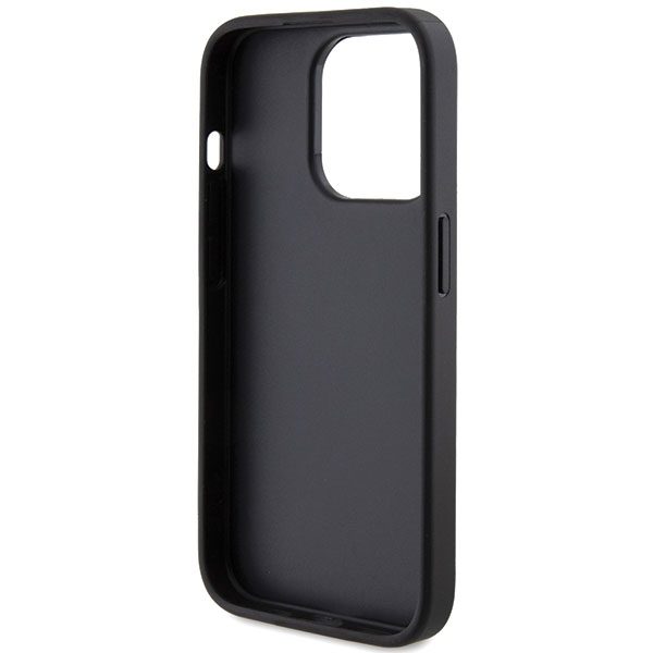 346201_oryg Guess case for iPhone 15 Pro 6,1" GUHCP15LHG4SGK black HC Fixed Glitter Big 4G