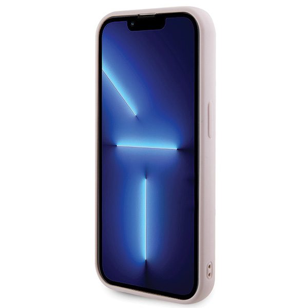 346303_oryg Guess case for iPhone 15 Pro Max 6,7" GUHCP15XPSQSQSP pink HC PU Quilted Metal Logo