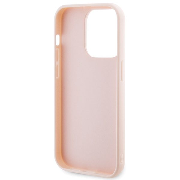 346672_oryg Karl Lagerfeld case for iPhone 15 Pro Max 6,7" KLHCP15X3DMBKCP pink HC 3D Logo Glitter