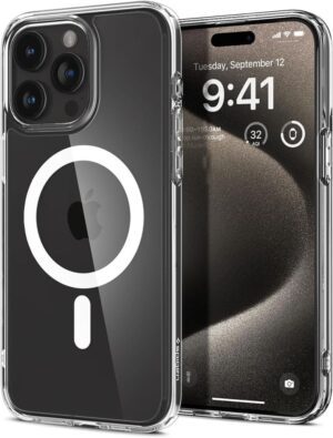 346852_oryg Spigen Ultra Hybrid Magsafe case for iPhone 15 Pro Max 6,7" white