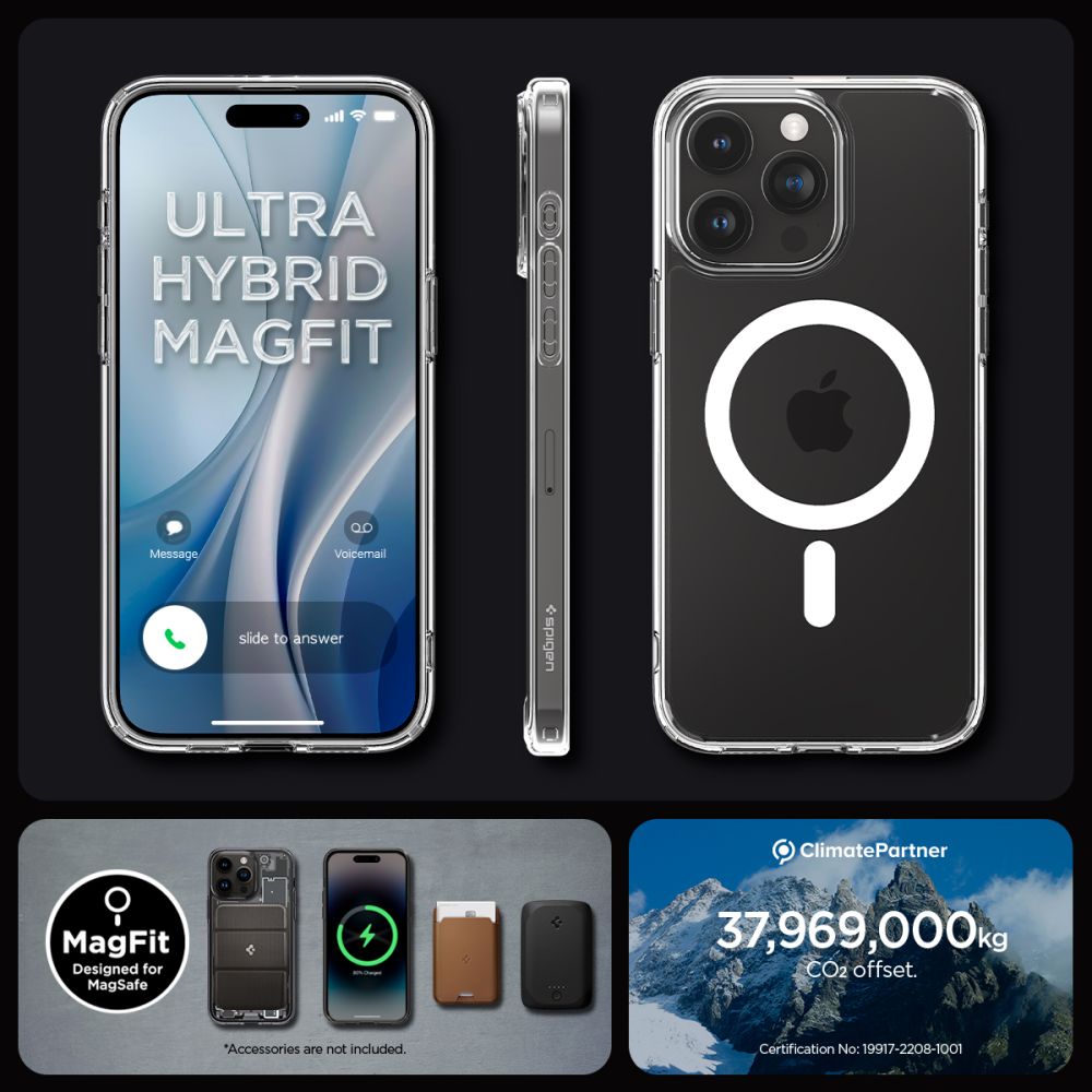 346867_oryg Spigen Ultra Hybrid Magsafe case for iPhone 15 Pro Max 6,7" white