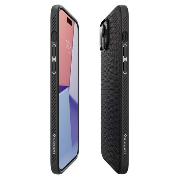 Spigen Liquid Air case for iPhone 15 6,1" matte black