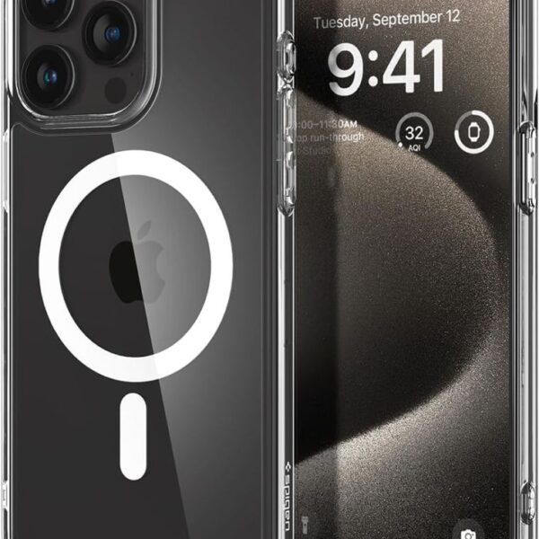 347176_oryg Spigen Ultra Hybrid Magsafe case for iPhone 15 Pro 6,1" white