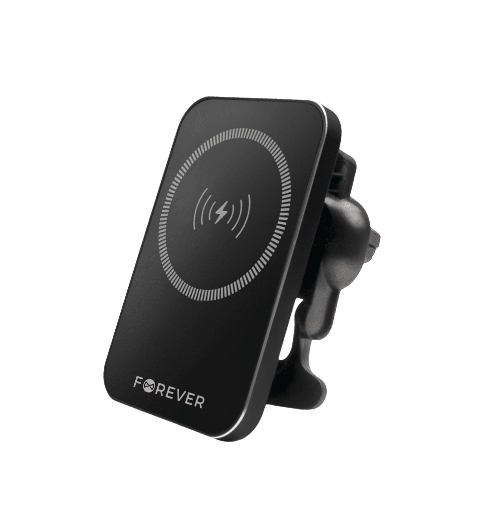 347952_oryg Forever car holder for air vent MACH-100 magnetic with wireless charging black 15W