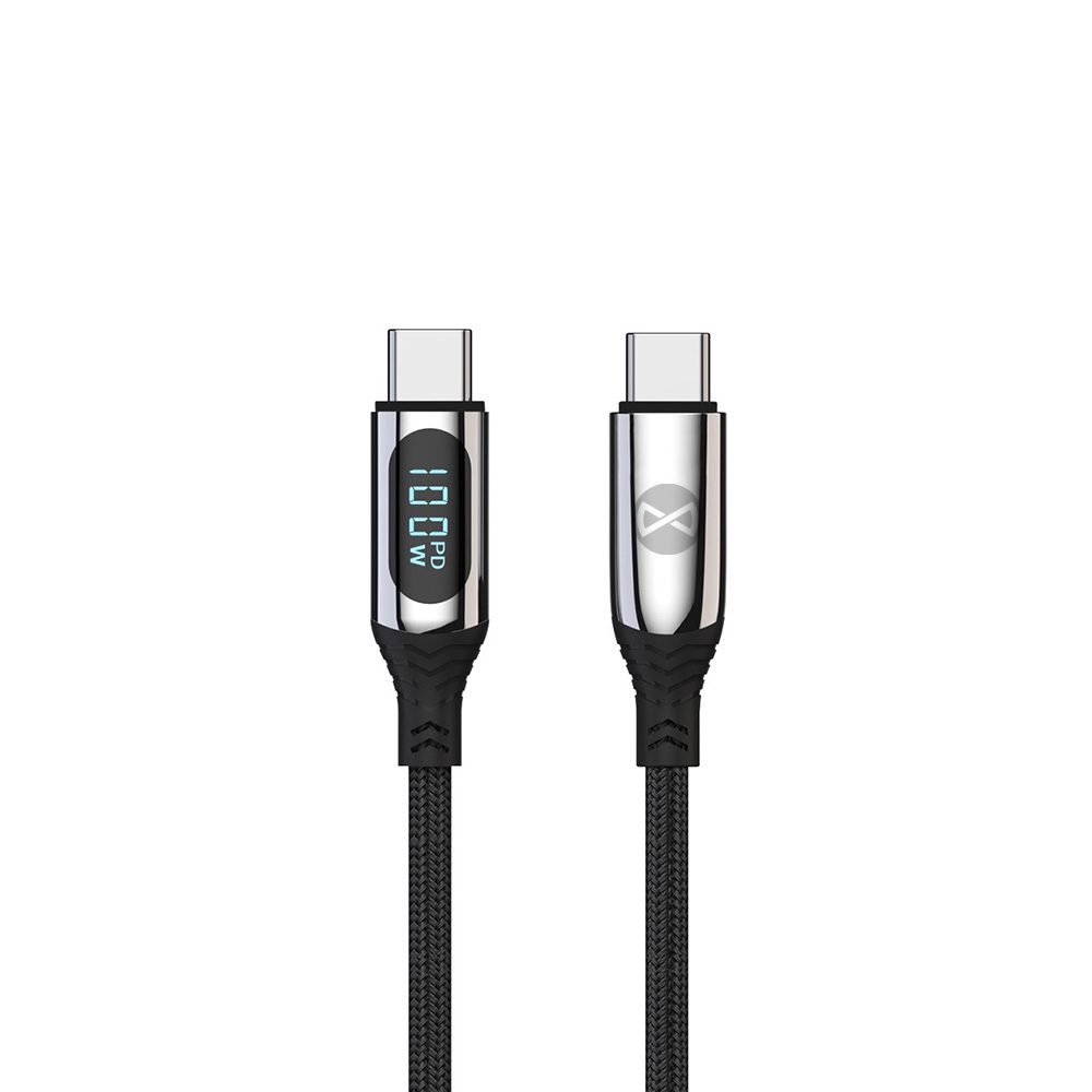 348001_oryg Forever LCD cable USB-C - USB-C 1,0 m 100W black