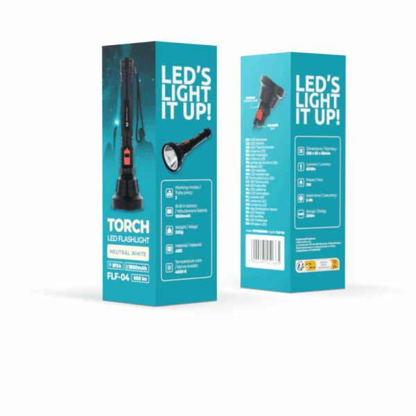 348069_oryg Forever Light LED flashlight TORCH 1800mAh 600lm FLF-04