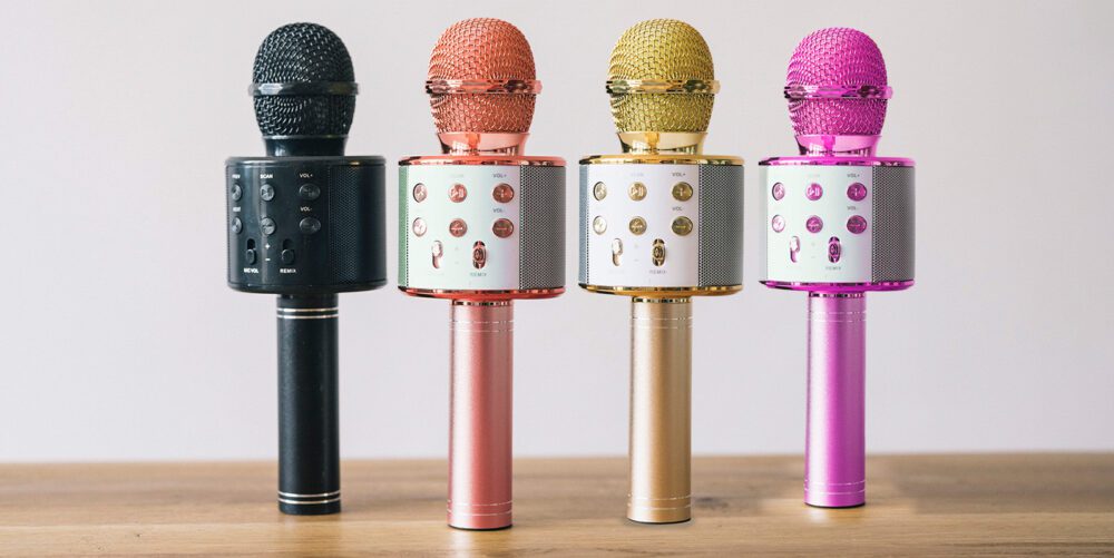 Forever Bluetooth microphone with speaker BMS-300 Lite pink