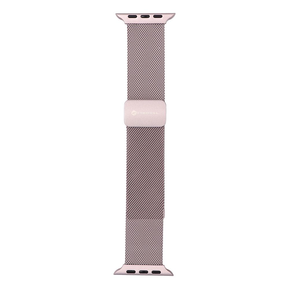 34a09236a06433ad668cf93ebc37fb23 FORCELL F-DESIGN FA14 magnetic stainless steel strap for APPLE Watch 38 / 40 / 41 mm pink