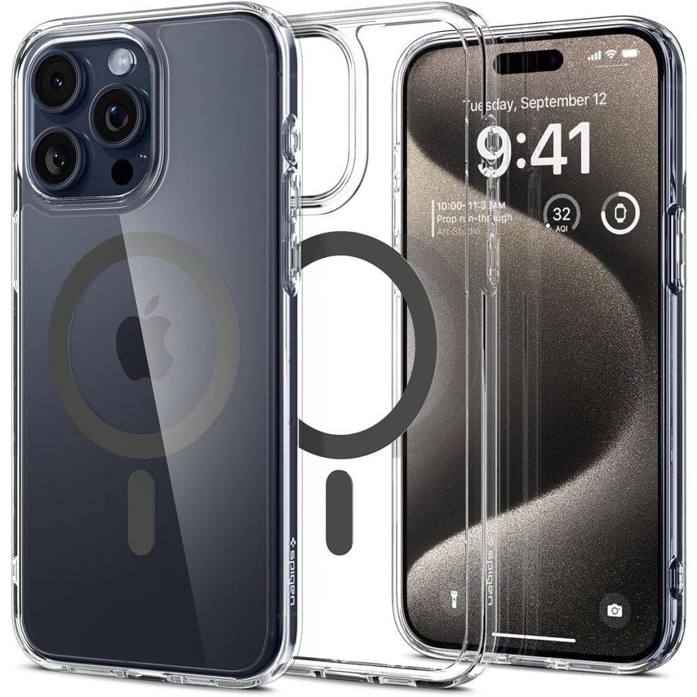 350084_oryg Spigen Ultra Hybrid Magsafe case for iPhone 15 Pro Max 6,7" graphite