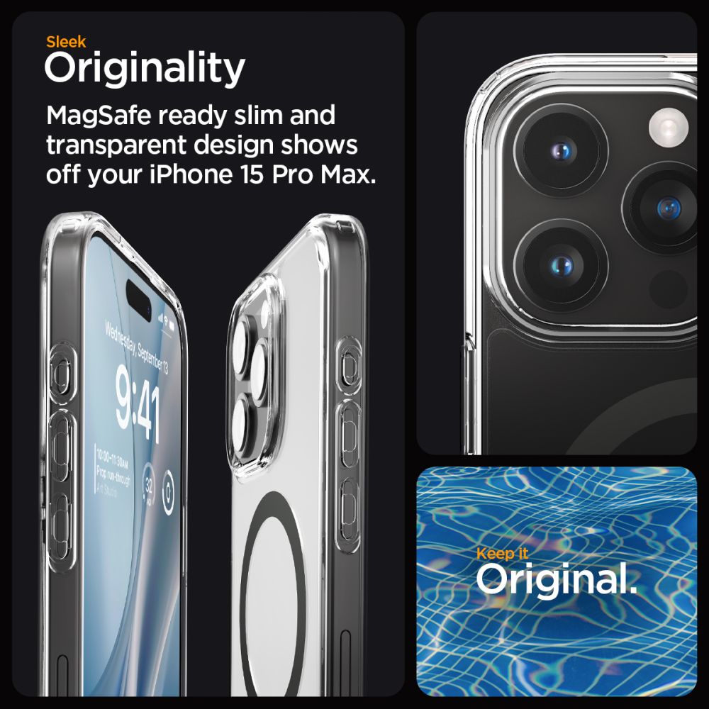 350095_oryg Spigen Ultra Hybrid Magsafe case for iPhone 15 Pro Max 6,7" graphite