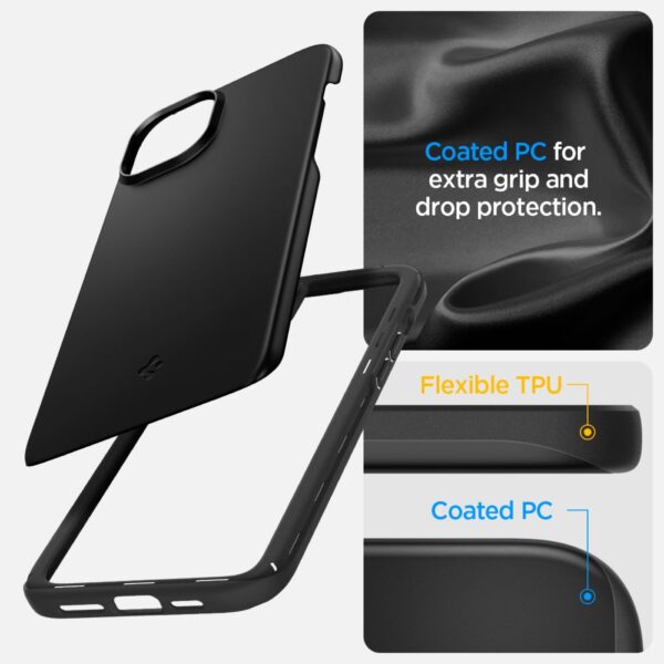 350282_oryg Spigen Thin Fit case for iPhone 15 6,1" black