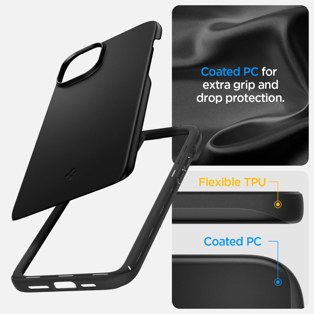 350282_oryg Spigen Thin Fit case for iPhone 15 6,1" black