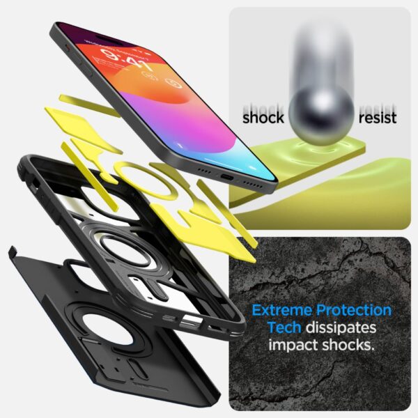350296_oryg Spigen Tough Armor Mag Magsafe case for iPhone 15 6,1" black