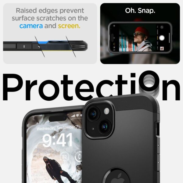 350297_oryg Spigen Tough Armor Mag Magsafe case for iPhone 15 6,1" black