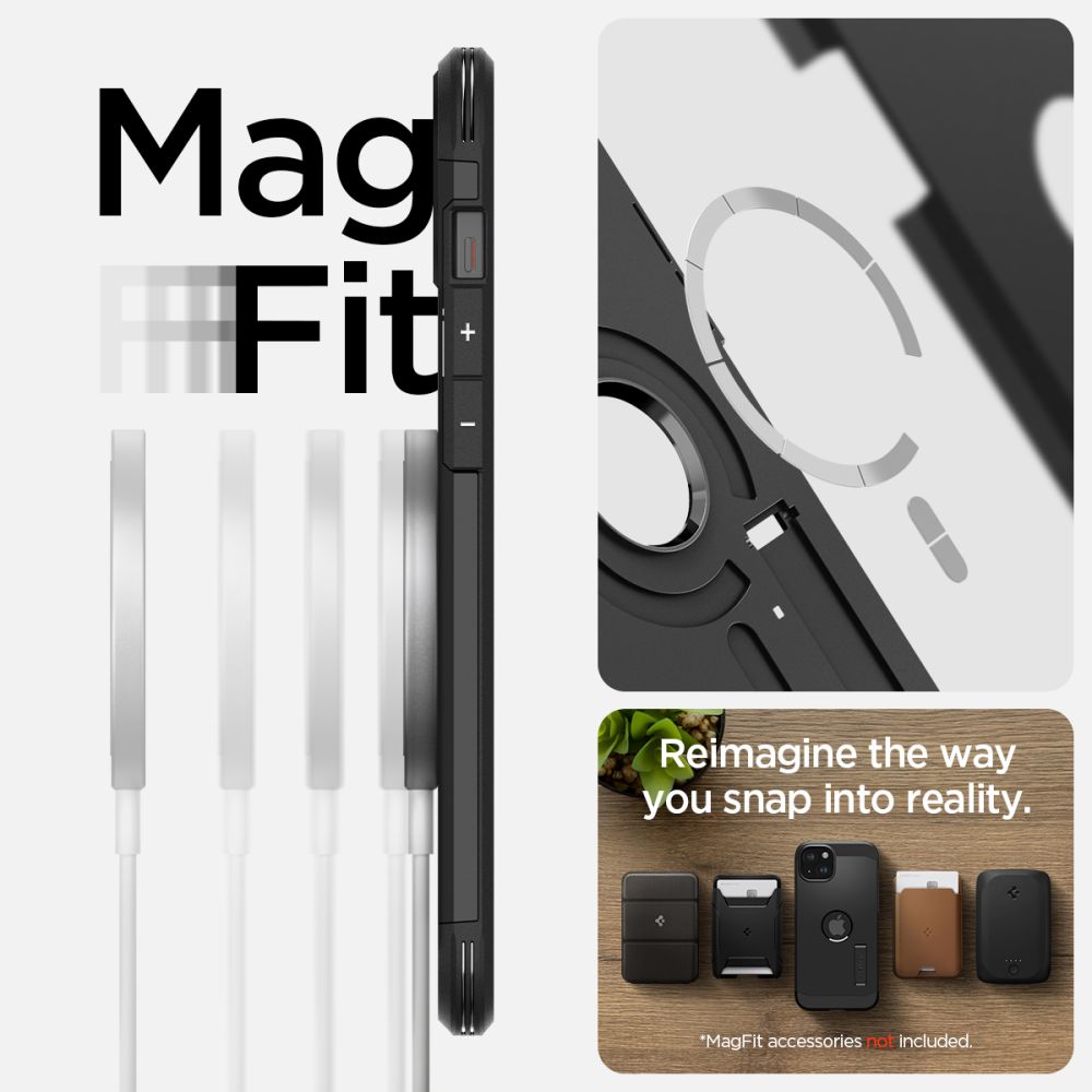 350298_oryg Spigen Tough Armor Mag Magsafe case for iPhone 15 6,1" black