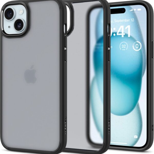 350299_oryg Spigen Ultra Hybrid case for iPhone 15 6,1" frost black