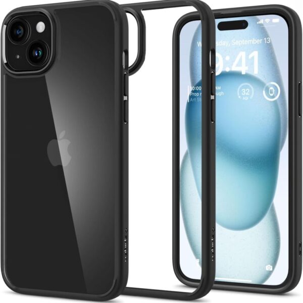 350310_oryg Spigen Ultra Hybrid case for iPhone 15 6,1" matte black