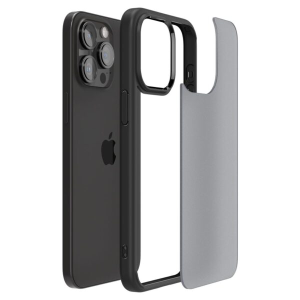 350338_oryg Spigen Ultra Hybrid case for iPhone 15 Pro 6,1" frost black