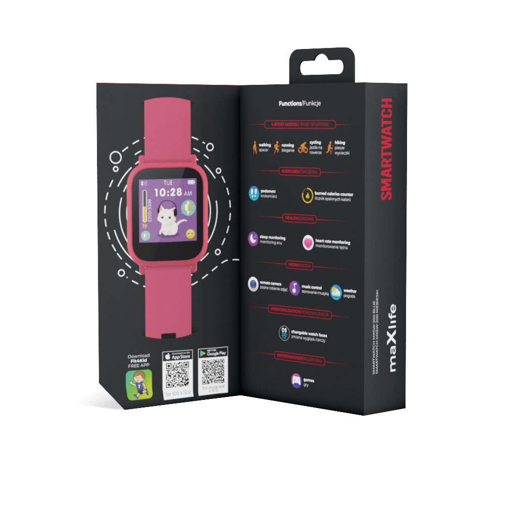352225_oryg Maxlife smartwatch Kids MXSW-200 pink