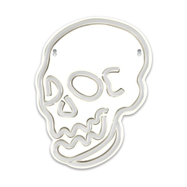 352502_oryg Neon PLEXI LED SKULL white FPNE07X Forever Light