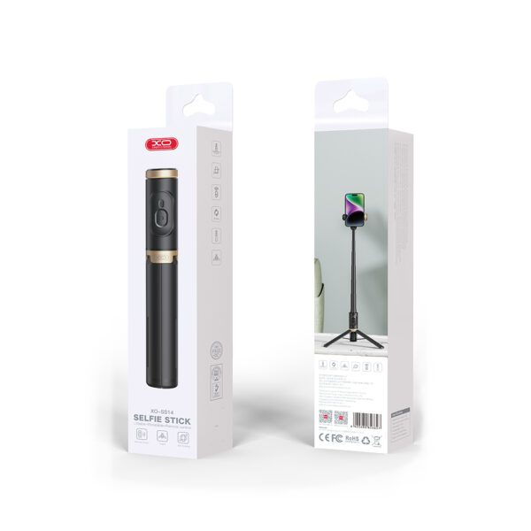 352852_oryg XO selfie stick Bluetooth tripod SS14 black 72cm