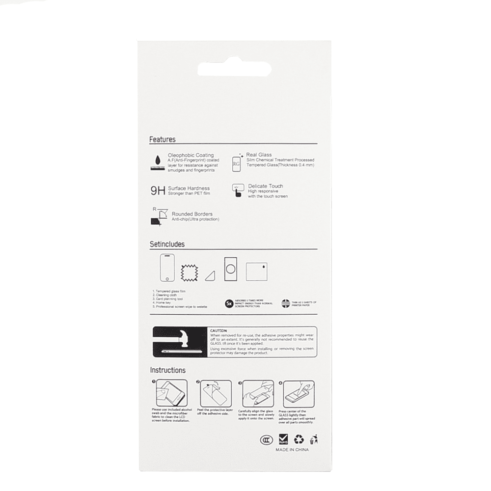 353354_oryg Tempered glass 2,5D for iPhone 16 Plus 6,7" 50in1