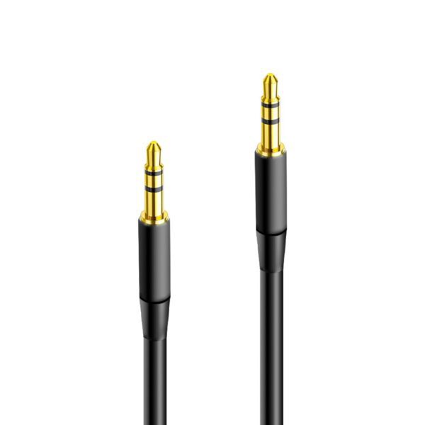 Maxlife audio cable jack 3.5 mm - jack 3.5 mm 1m black