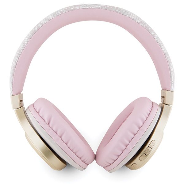 354771_oryg Guess Bluetooth headphones GUBH604GEMP pink 4G PU Leather With Script Metal Logo