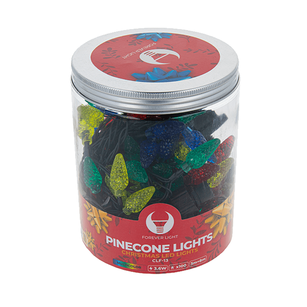 String light PINE CONE 100LED 8m multicolor Forever Light