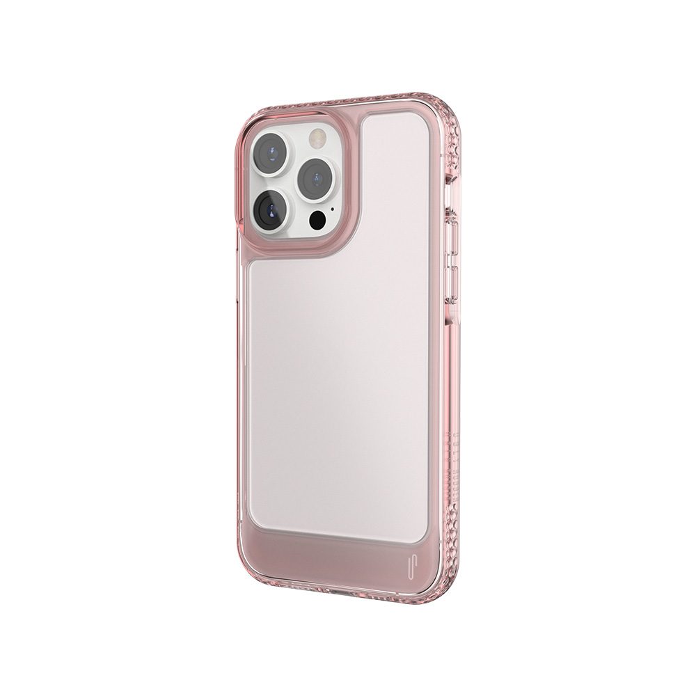 355467_oryg Ugly Rubber UMODEL case for iPhone 15 Pro Max 6,7" clear pink