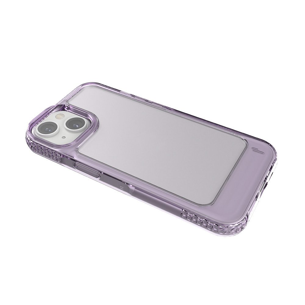 355477_oryg Ugly Rubber UMODEL case for iPhone 15 6,1" clear purple
