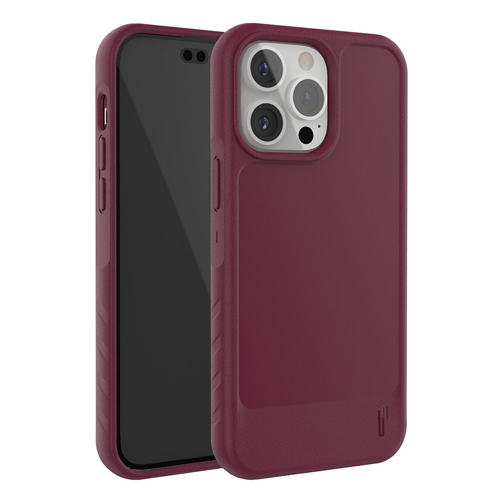 355488_oryg Ugly Rubber L case for iPhone 13 Pro 6,1" burgundy
