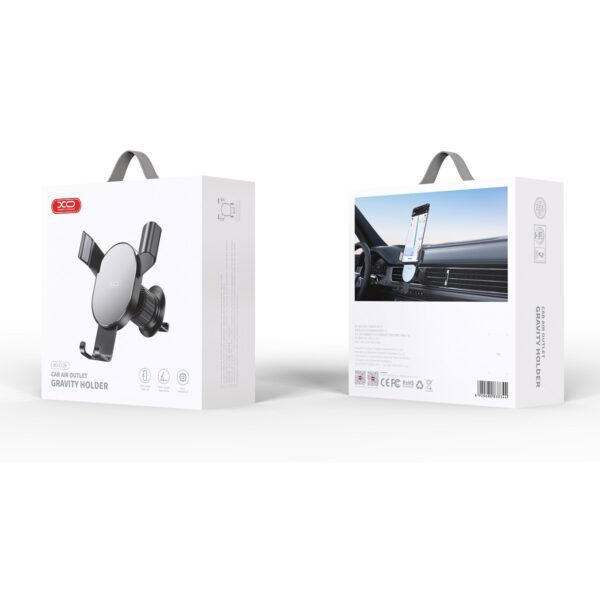 356049_oryg XO car holder 126 silver-black for air outlet