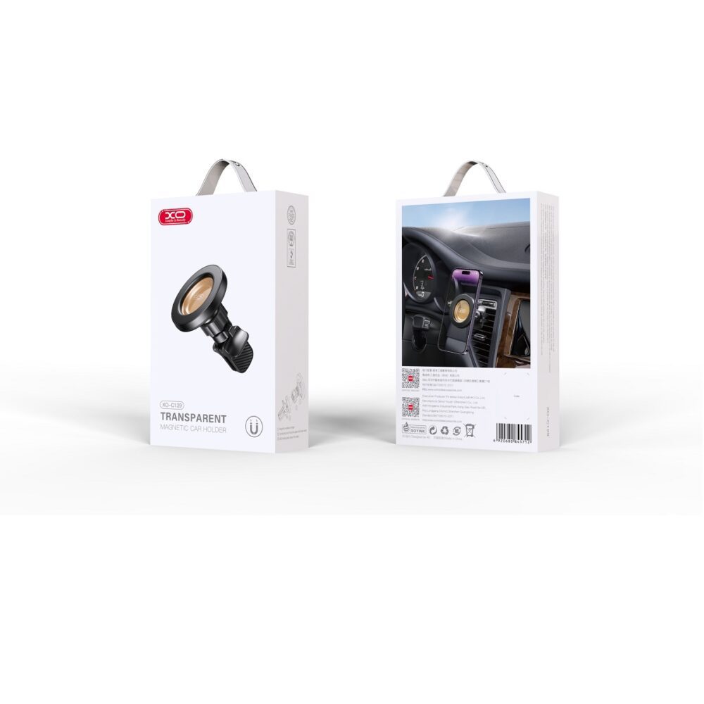 356054_oryg XO car holder 129 magnet black-transparent for air outlet