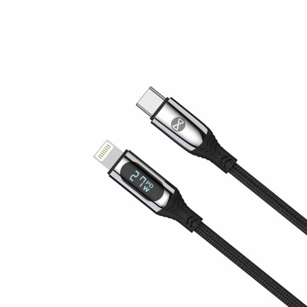 Forever LCD cable USB-C - Lightning 1,0 m 27W black