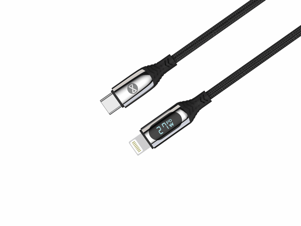 356503_oryg Forever LCD cable USB-C - Lightning 1,0 m 27W black