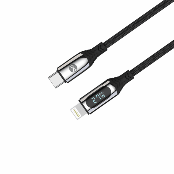 Forever LCD cable USB-C - Lightning 1,0 m 27W black